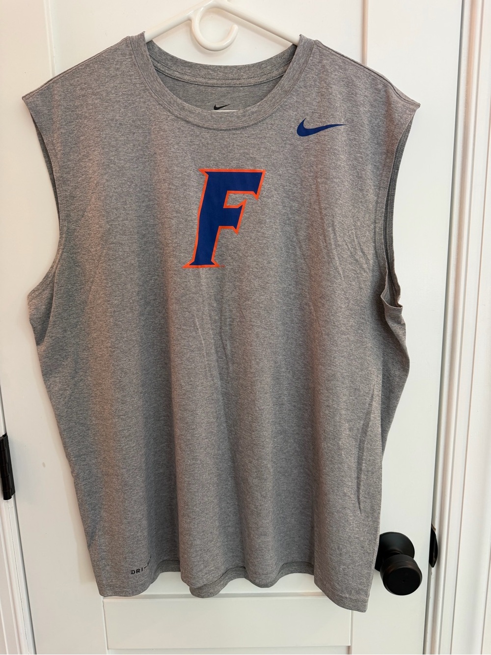 Nike Sleeveless Gray Dri-fit Florida Gators